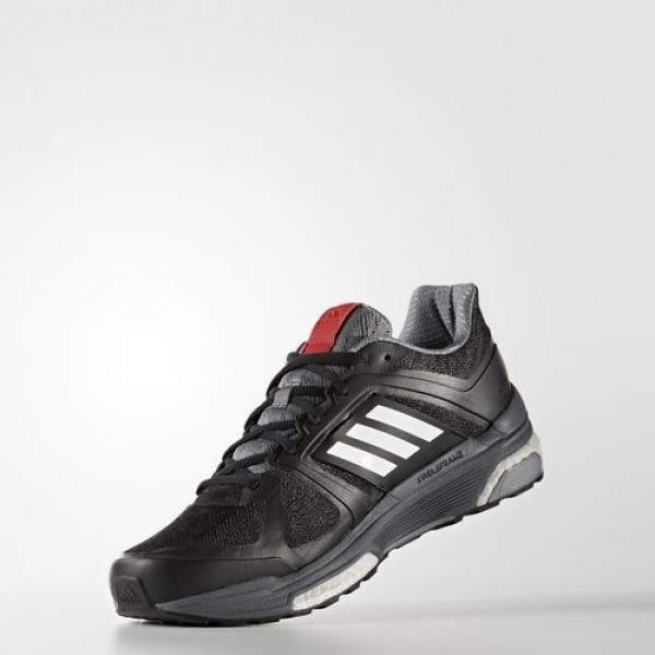 Adidas Cloudfoam Ultra Zen Homme Footwear White/Core Black/Scarlet Natation Chaussures NO: AQ5857