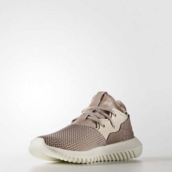 Adidas Tubular Entrap Femme Vapour Grey/Trace Brown/Off White Originals Chaussures NO: BA7102