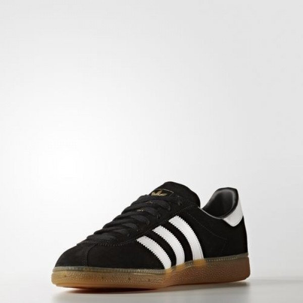 Adidas München Femme Core Black/Footwear White/Gum Originals Chaussures NO: BB5296