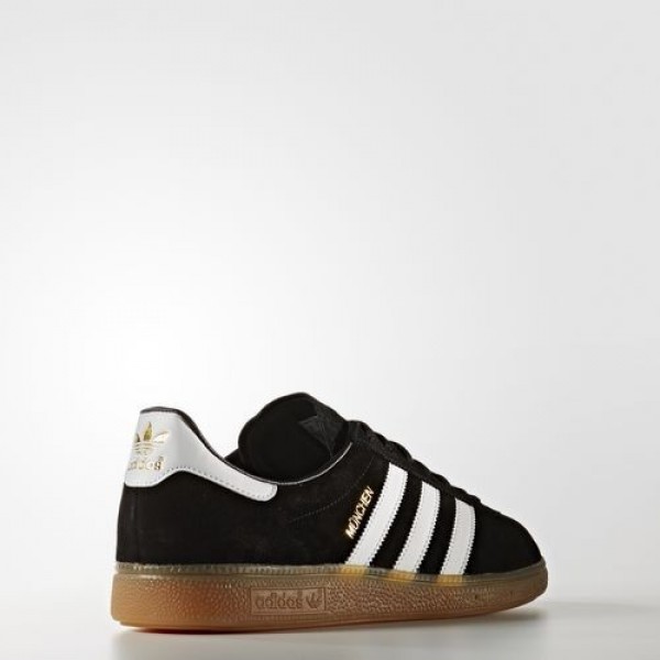 Adidas München Femme Core Black/Footwear White/Gum Originals Chaussures NO: BB5296