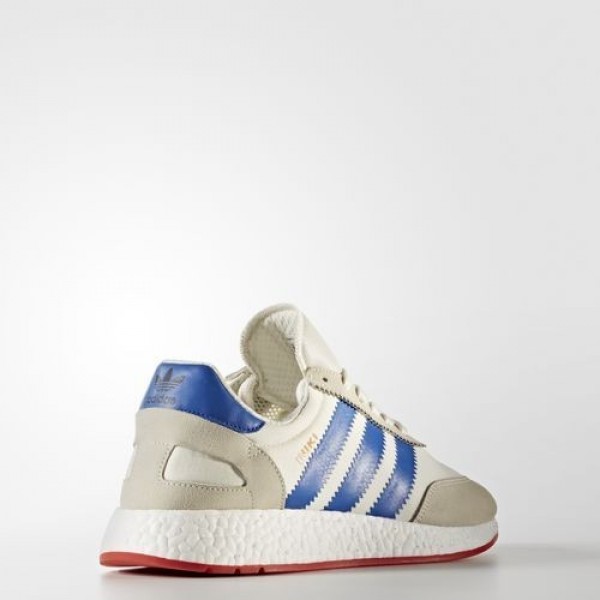 Adidas Iniki Runner Femme Off White/Blue/Core Red Originals Chaussures NO: BB2093