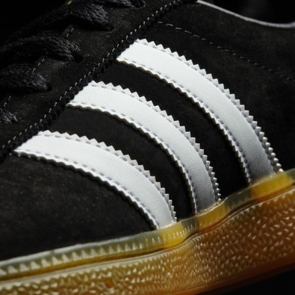 Adidas München Femme Core Black/Footwear White/Gum Originals Chaussures NO: BB5296