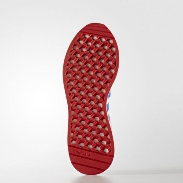Adidas Iniki Runner Femme Off White/Blue/Core Red Originals Chaussures NO: BB2093
