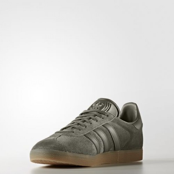 Adidas Gazelle Homme Olive Cargo/Gum Originals Chaussures NO: BB5265