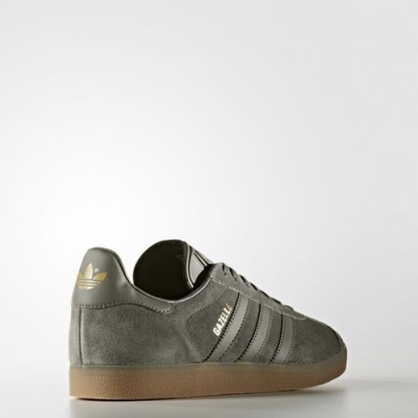 Adidas Gazelle Homme Olive Cargo/Gum Originals Chaussures NO: BB5265
