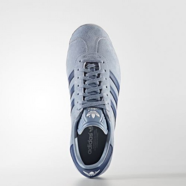 Adidas Gazelle Femme Tactile Blue/Mystery Blue/Footwear White Originals Chaussures NO: BA7657