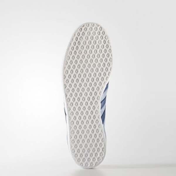 Adidas Gazelle Femme Tactile Blue/Mystery Blue/Footwear White Originals Chaussures NO: BA7657
