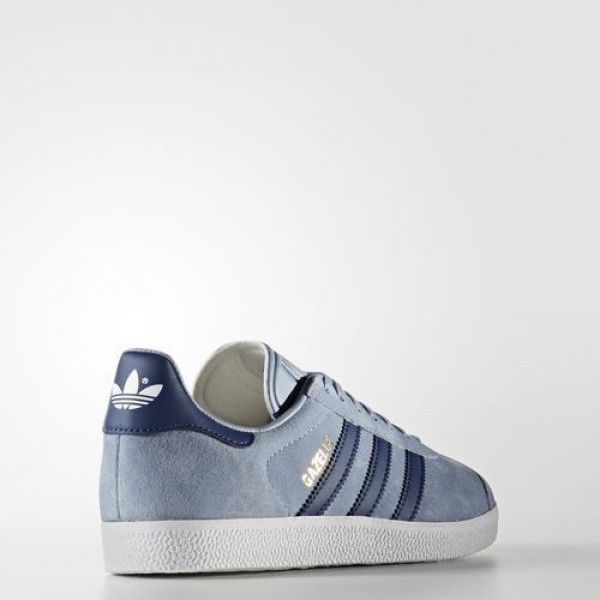 Adidas Gazelle Femme Tactile Blue/Mystery Blue/Footwear White Originals Chaussures NO: BA7657