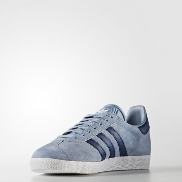 Adidas Gazelle Femme Tactile Blue/Mystery Blue/Footwear White Originals Chaussures NO: BA7657