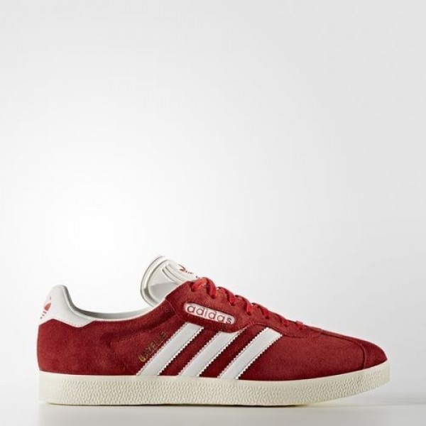 Adidas Gazelle Super Femme Red/Vintage White/Gold ...