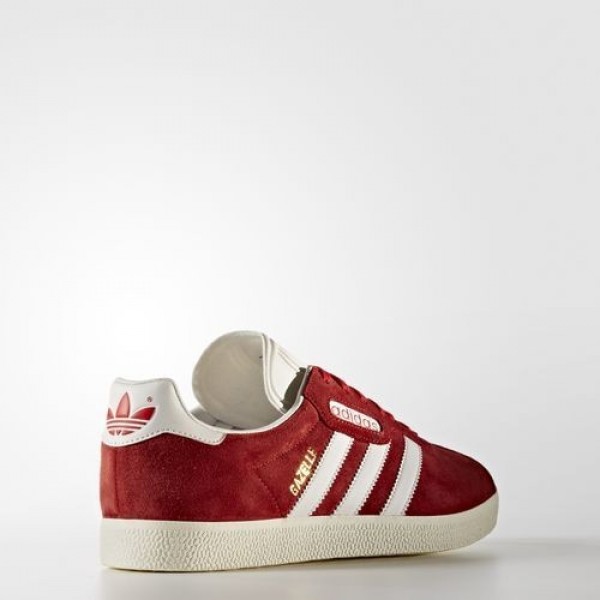 Adidas Gazelle Super Femme Red/Vintage White/Gold Metallic Originals Chaussures NO: BB5242