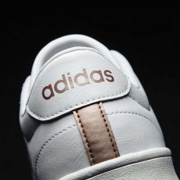 Adidas Advantage Clean Qt Femme Footwear White/Copper Metallic neo Chaussures NO: AW4014