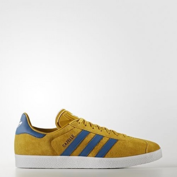 Adidas Gazelle Homme Nomad Yellow/Core Blue/Footwear White Originals Chaussures NO: BB5258