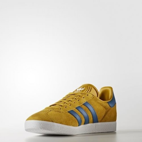 Adidas Gazelle Homme Nomad Yellow/Core Blue/Footwear White Originals Chaussures NO: BB5258