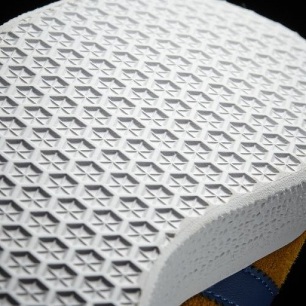 Adidas Gazelle Homme Nomad Yellow/Core Blue/Footwear White Originals Chaussures NO: BB5258