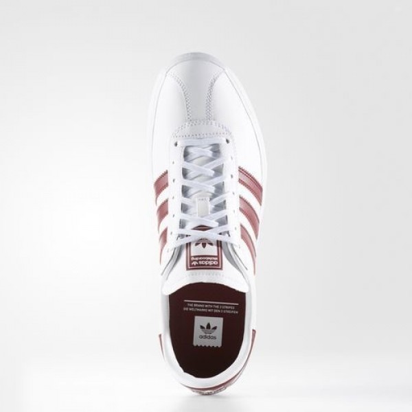 Adidas Skate Adv Homme Footwear White/Collegiate Burgundy/Gum Originals Chaussures NO: BB8711