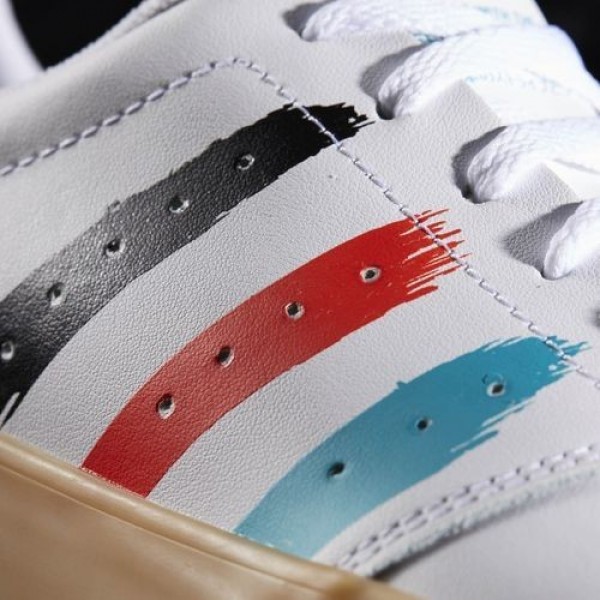 Adidas Seeley Court Homme Footwear White/Energy Blue/Energy Originals Chaussures NO: BW0659