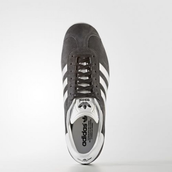 Adidas Gazelle Femme Dark Grey Heather Solid Grey/White/Gold Metallic Originals Chaussures NO: BB5480