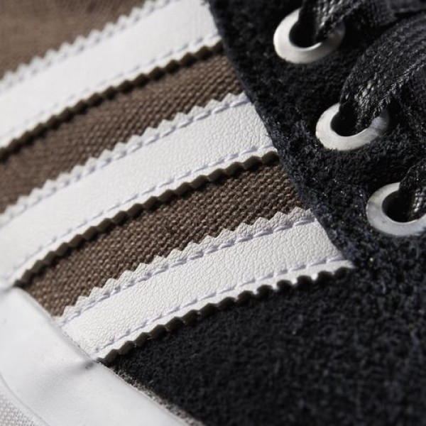 Adidas Matchcourt Remix High Homme Core Black/Footwear White/Brown Originals Chaussures NO: BB8590
