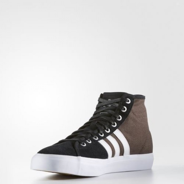 Adidas Matchcourt Remix High Homme Core Black/Footwear White/Brown Originals Chaussures NO: BB8590