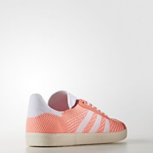 Adidas Gazelle Primeknit Femme Sun Glow/Footwear White/Chalk White Originals Chaussures NO: BB5211