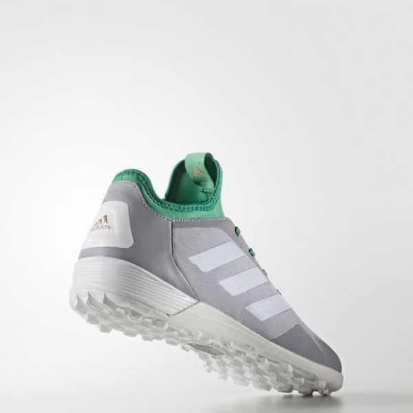 Adidas Ace Tango 17.2 Turf Homme Mid Grey/Clear Onix/Core Green Football Chaussures NO: S80691