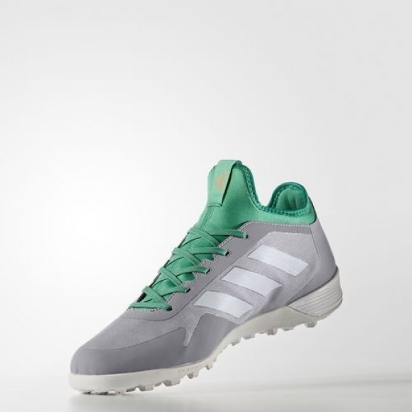 Adidas Ace Tango 17.2 Turf Homme Mid Grey/Clear Onix/Core Green Football Chaussures NO: S80691
