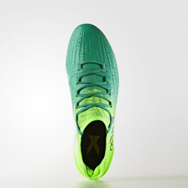 Adidas X 16.1 Terrain Souple Homme Solar Green/Core Black/Core Green Football Chaussures NO: BB5839