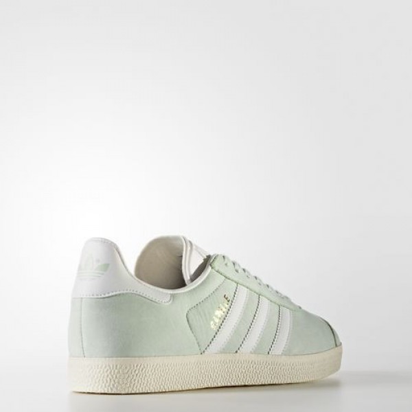 Adidas Gazelle Femme Linen Green / Ftwr White / Cream White Originals Chaussures NO: BY9034