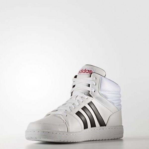 Adidas Vs Hoops Mid Homme Footwear White/Core Black/Scarlet neo Chaussures NO: B74501