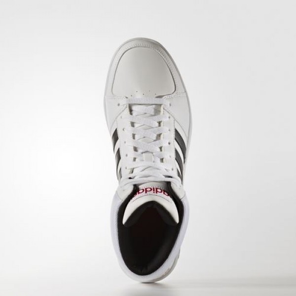 Adidas Vs Hoops Mid Homme Footwear White/Core Black/Scarlet neo Chaussures NO: B74501