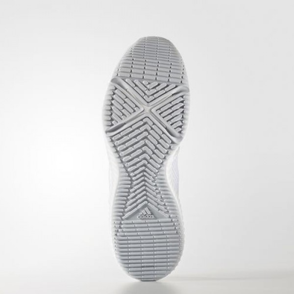 Adidas Crazytrain Pro Femme Footwear White/Silver Metallic/Clear Grey Training Chaussures NO: BB1506