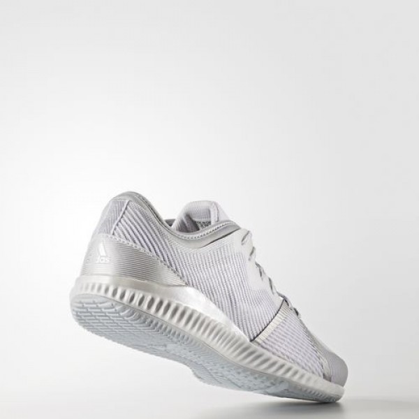 Adidas Crazytrain Pro Femme Footwear White/Silver Metallic/Clear Grey Training Chaussures NO: BB1506