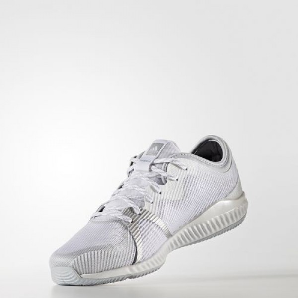 Adidas Crazytrain Pro Femme Footwear White/Silver Metallic/Clear Grey Training Chaussures NO: BB1506