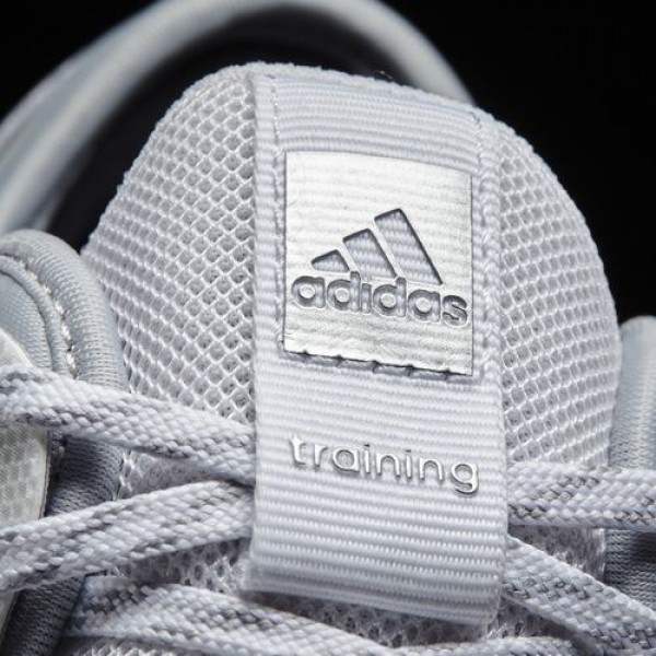 Adidas Crazytrain Pro Femme Footwear White/Silver Metallic/Clear Grey Training Chaussures NO: BB1506