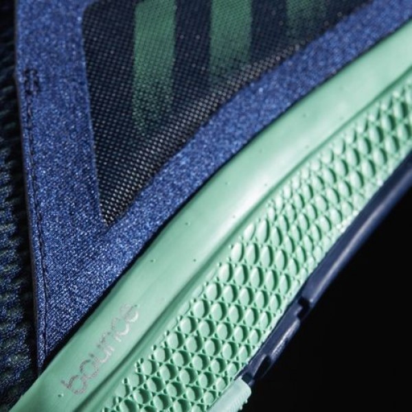 Adidas Edge Luxe Femme Mystery Blue/Easy Green/Silver Metallic Running Chaussures NO: BW0411