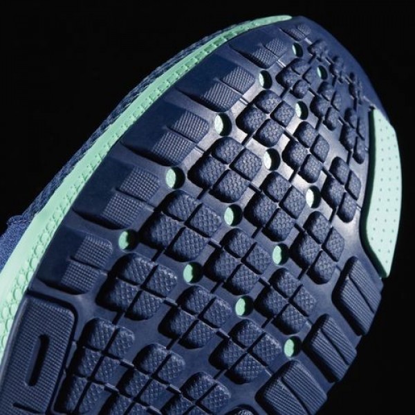 Adidas Edge Luxe Femme Mystery Blue/Easy Green/Silver Metallic Running Chaussures NO: BW0411