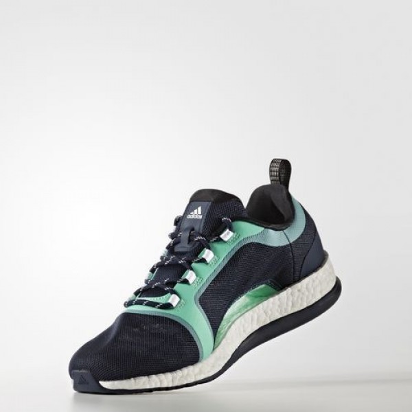 Adidas Pure Boost X Trainer 2.0 Femme Collegiate Navy/Core Black/Easy Green Training Chaussures NO: BA7956