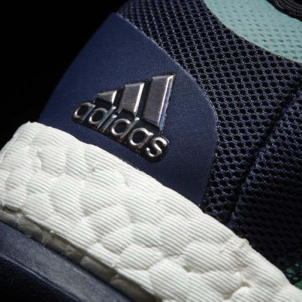 Adidas Pure Boost X Trainer 2.0 Femme Collegiate Navy/Core Black/Easy Green Training Chaussures NO: BA7956