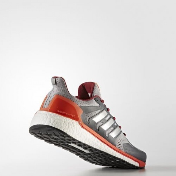 Adidas Supernova St Homme Mid Grey/Silver Metallic/Energy Running Chaussures NO: BB0992