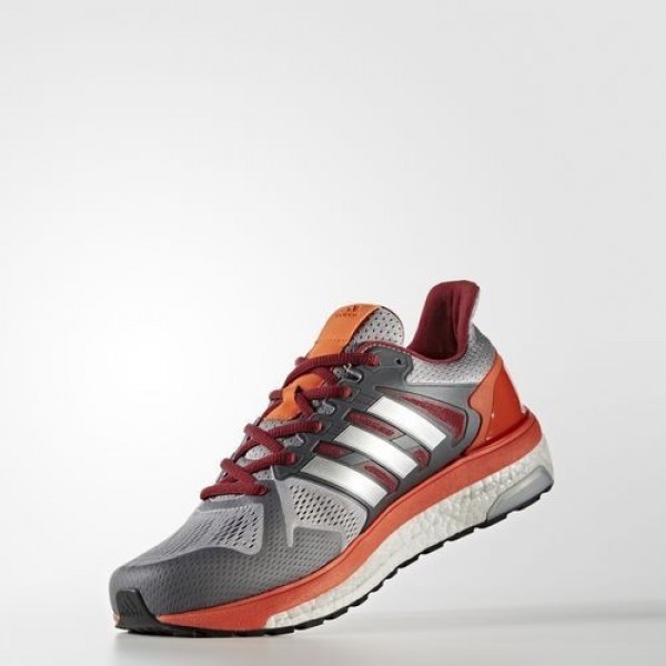 Adidas Supernova St Homme Mid Grey/Silver Metallic/Energy Running Chaussures NO: BB0992