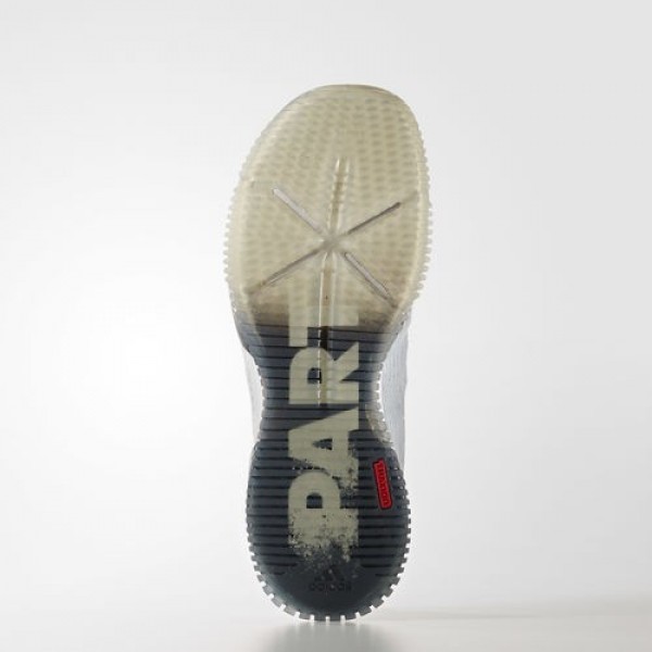 Adidas Crazypower Trainer Femme Footwear White/Vapour Grey Metallic/Clear Grey Training Chaussures NO: BB1557