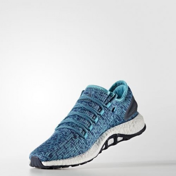 Adidas Pure Boost Clima Homme Energy Blue/Linen/Core Blue Running Chaussures NO: BA9056