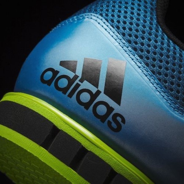Adidas Powerlift.3 Homme Unity Blue/Footwear White/Semi Solar Green Training Chaussures NO: AQ3331