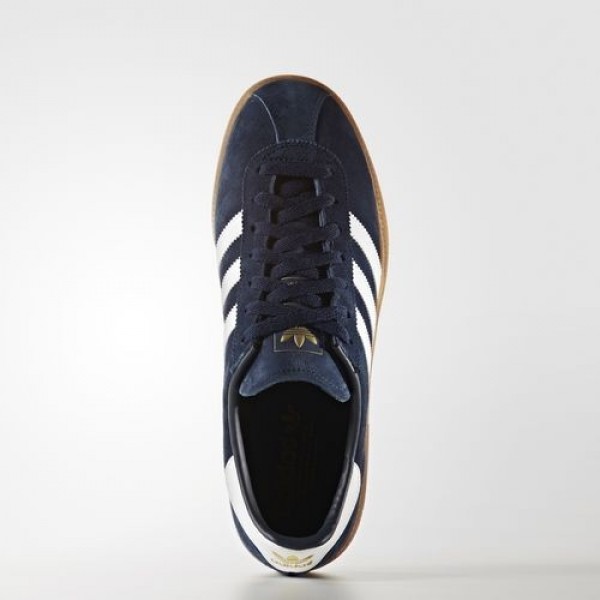 Adidas München Homme Collegiate Navy/Footwear White/Gum Originals Chaussures NO: BB5297