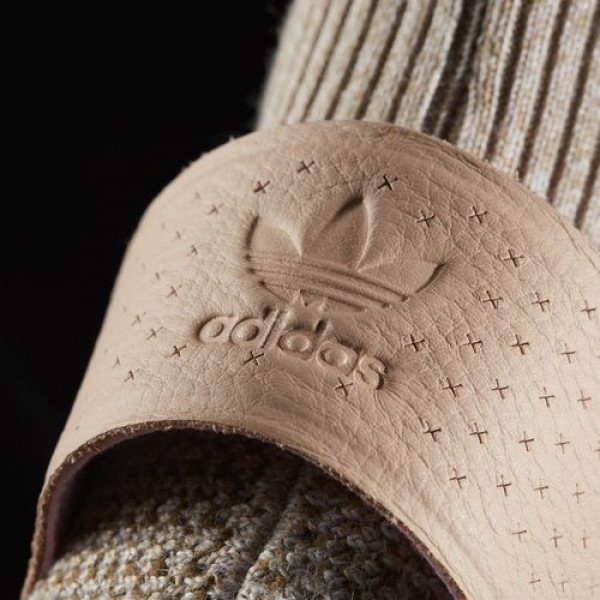 Adidas Tubular Doom Primeknit Homme Pale Nude/Clear Brown/Vintage White Originals Chaussures NO: BB2390