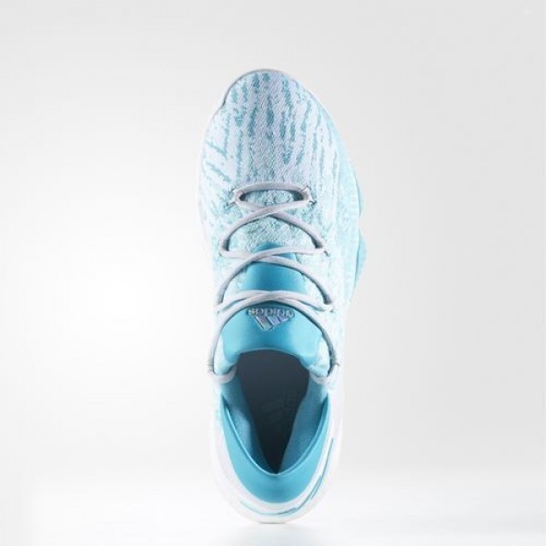 Adidas Crazylight Boost Low 2016 Homme Clear Aqua/Footwear White/Energy Blue Basketball Chaussures NO: BB8178