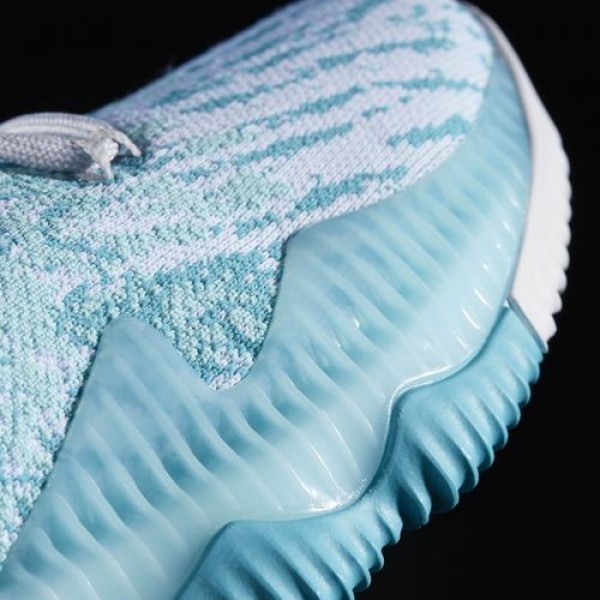 Adidas Crazylight Boost Low 2016 Homme Clear Aqua/Footwear White/Energy Blue Basketball Chaussures NO: BB8178