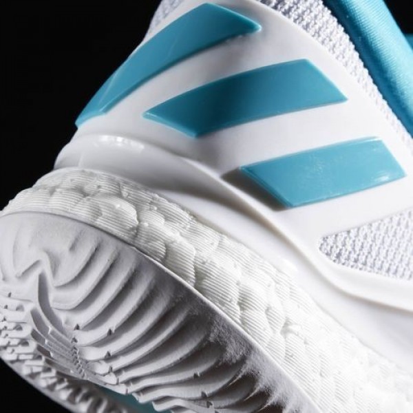 Adidas Crazylight Boost Low 2016 Homme Clear Aqua/Footwear White/Energy Blue Basketball Chaussures NO: BB8178