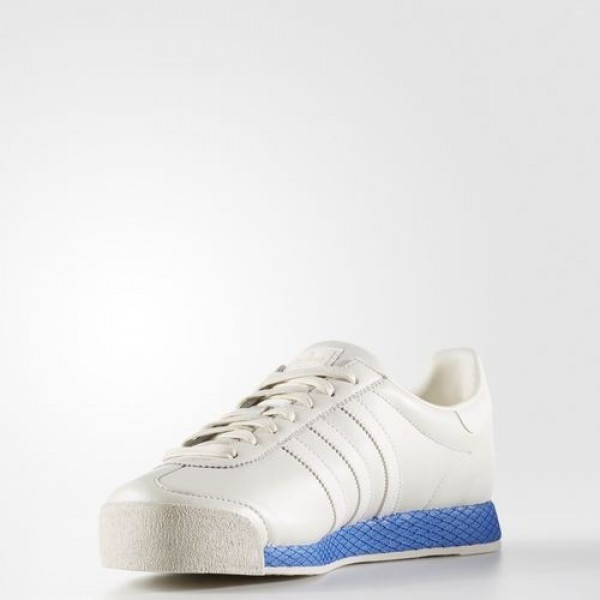 Adidas Samoa Vintage Homme Chalk White/Blue Originals Chaussures NO: BB8598